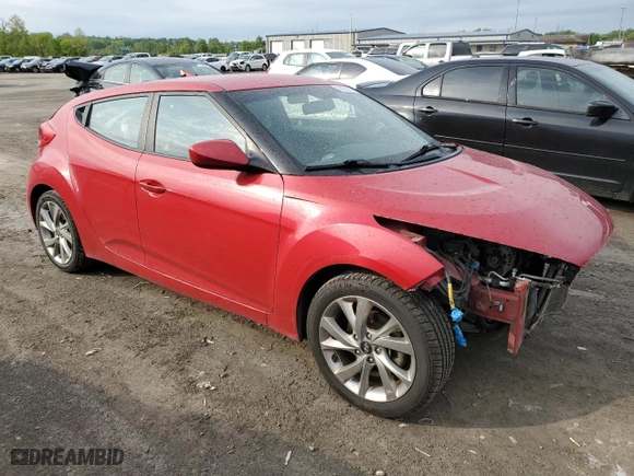 2016 Hyundai Veloster with VIN KMHTC6AD5GU279968, listed as a Copart auction lot 52159374 with 130,248 mi miles and Salvage Title. Bid and sale history available at carsss.com. Image 4.