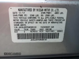 2017 Infiniti QX50 with VIN JN1BJ0RP5HM385181, listed as a Copart auction lot 73854854 with 0 mi miles and Salvage Title. Bid and sale history available at carsss.com. Image 14.