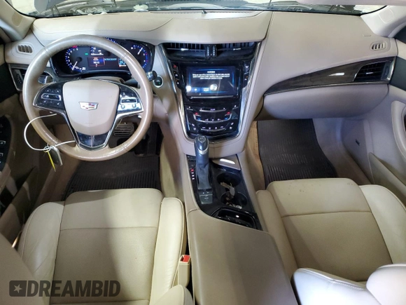 2016 Cadillac CTS Luxury Collection AWD with VIN 1G6AX5SS6G0126033, listed as a Copart auction lot 55636615 with 76,113 mi miles and Salvage title. Bid and sale history available at DreamBid. Image 8.