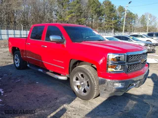 2014 Chevrolet Silverado 1500 LTZ with VIN 3GCUKSEC5EG171579, listed as a IAAI auction lot 41400865 with 105,738 mi miles. Bid and sale history available at carsss.com. Image 1.