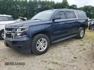 2019 Chevrolet Suburban LT with VIN 1GNSKHKC5KR370813, listed as a Copart auction lot 64362084 with 74,734 mi miles and Salvage Title. Bid and sale history available at DreamBid. Image 1.
