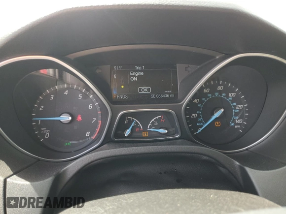 2014 Ford Focus Titanium with VIN 1FADP3N21EL421469, listed as a Copart auction lot 59744685 with 68,436 mi miles and Salvage title. Bid and sale history available at DreamBid. Image 9.