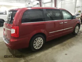 2013 Chrysler Town & Country Limited with VIN 2C4RC1GG7DR766715, listed as a Copart auction lot 52556215 with 180,980 mi miles and Salvage Title. Bid and sale history available at carsss.com. Image 3.
