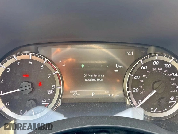 2023 Toyota Highlander L with VIN 5TDKDRAH1PS526764, listed as a Copart auction lot 67452805 with 9,841 mi miles and Clean title. Bid and sale history available at DreamBid. Image 8.