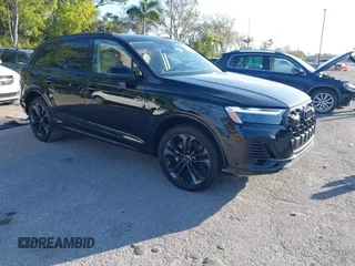 2025 Audi Q7 Premium Plus with VIN WA1LVBF75SD018109, listed as a IAAI auction lot 41341171 with 830 mi miles and . Bid and sale history available at DreamBid. Image 1.