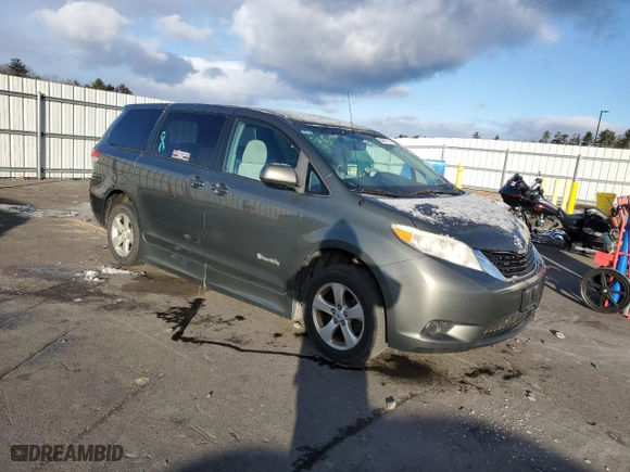 2011 Toyota Sienna LE AAS with VIN 5TDKK3DC8BS037614, listed as a Copart auction lot 83821514 with 179,175 mi miles and Clean Title. Bid and sale history available at carsss.com. Image 4.