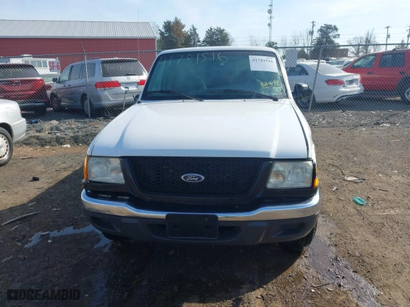 2002 Ford Ranger XL with VIN 1FTYR10D02PB21638, listed as a IAAI auction lot 41781516 with 154,985 mi miles. Bid and sale history available at carsss.com. Image 12.