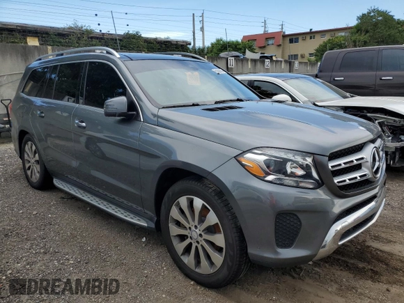 2017 Mercedes-Benz GLS with VIN 4JGDF6EE3HA900822, listed as a Copart auction lot 61080803 with 0 mi miles. Bid and sale history available at carsss.com. Image 4.