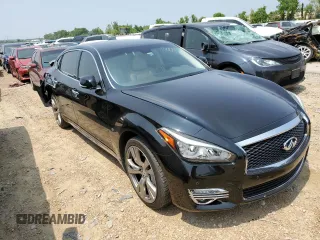 2016 Infiniti Q70 with VIN JN1BY1PR7GM720364, listed as a Copart auction lot 56598133 with 83,492 mi miles and Non repairable. Bid and sale history available at DreamBid. Image 4.