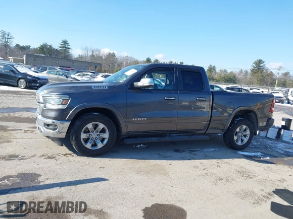 2019 Ram 1500 Laramie with VIN 1C6SRFDTXKN860913, listed as a IAAI auction lot 41356687 with 199,485 mi miles. Bid and sale history available at carsss.com. Image 14.