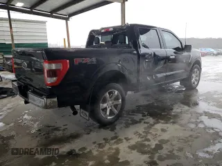 2021 Ford F-150 XL with VIN 1FTFW1E59MFC17844, listed as a Copart auction lot 48328155 with 61,852 mi miles and Salvage Title. Bid and sale history available at carsss.com. Image 3.