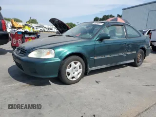 1999 Honda Civic EX z VIN 1HGEJ8243XL083130, wystawiony jako Copart lot #60248885 z przebiegiem 331 458 mil mil oraz Szkoda całkowita • Salvage title. Historia ofert i sprzedaży dostępna na DreamBid. Obrazek 1.