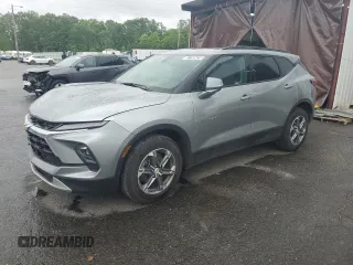2024 Chevrolet Blazer LT z VIN 3GNKBJR42RS197992, wystawiony jako Copart lot #57789425 z przebiegiem 29 108 mil mil oraz Szkoda całkowita • Salvage title. Historia ofert i sprzedaży dostępna na DreamBid. Obrazek 1.
