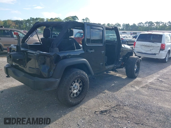 2016 Jeep Wrangler Unlimited Sport with VIN 1C4BJWDG6GL328550, listed as a IAAI auction lot 42741356 with 32,120 mi miles and . Bid and sale history available at DreamBid. Image 4.