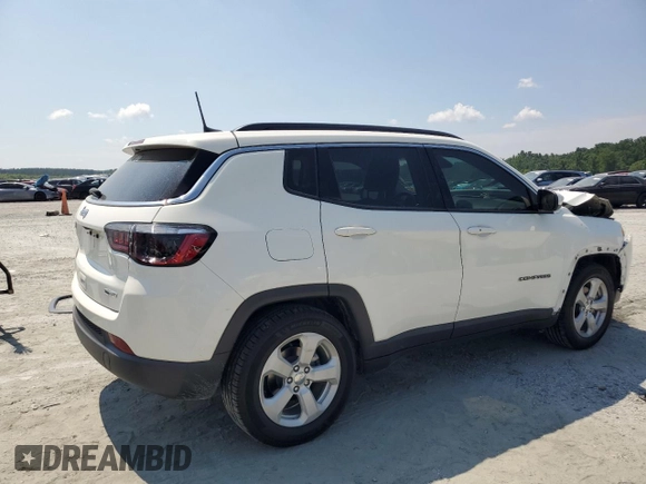 2020 Jeep Compass Latitude with VIN 3C4NJCBB5LT169540, listed as a Copart auction lot 62103255 with Not provided miles and Salvage title. Bid and sale history available at DreamBid. Image 3.