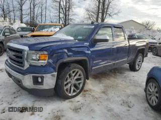 2014 GMC Sierra 1500 SLT with VIN 1GTV2VEC6EZ229799, listed as a Copart auction lot 44700455 with 186,031 mi miles and Salvage Title. Bid and sale history available at carsss.com. Image 1.
