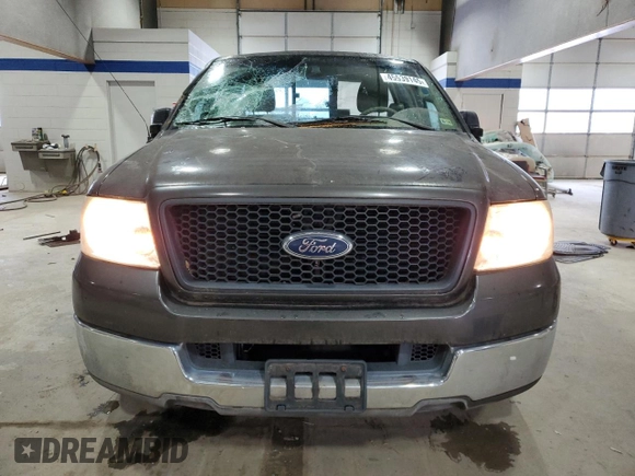 2005 Ford F-150 XL with VIN 1FTRF12W15KC15606, listed as a Copart auction lot 45539145 with 102,208 mi miles and Salvage Title. Bid and sale history available at carsss.com. Image 5.
