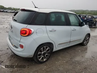 2014 FIAT 500L Lounge z VIN ZFBCFACH4EZ007705, wystawiony jako Copart lot #54527805 z przebiegiem 176 387 mil mil oraz Szkoda całkowita • Salvage title. Historia ofert i sprzedaży dostępna na DreamBid. Obrazek 3.