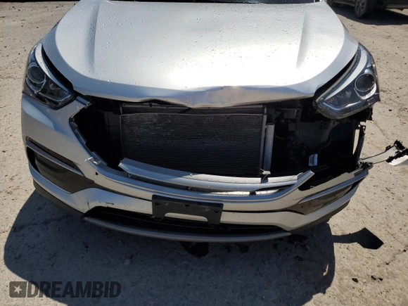2017 Hyundai Santa Fe 2.4L with VIN 5XYZTDLB0HG466987, listed as a Copart auction lot 62330505 with 108,924 mi miles and Salvage title. Bid and sale history available at DreamBid. Image 12.