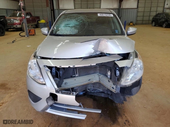 2018 Nissan Versa Sedan SV with VIN 3N1CN7AP9JL813251, listed as a Copart auction lot 46815235 with 126,321 mi miles and Salvage Title. Bid and sale history available at carsss.com. Image 5.