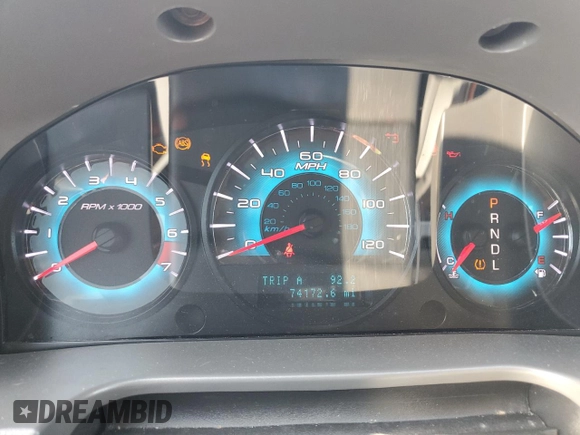 2010 Ford Fusion SEL with VIN 3FAHP0JA0AR348023, listed as a Copart auction lot 53268775 with 74,172 mi miles and Non Repairable. Bid and sale history available at carsss.com. Image 9.