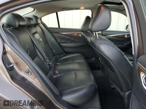 2014 Infiniti Q50 Premium with VIN JN1BV7AR8EM680510, listed as a Copart auction lot 43735965 with 193,304 mi miles and Salvage title. Bid and sale history available at DreamBid. Image 10.