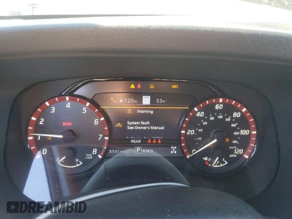 2024 Nissan Frontier SV with VIN 1N6ED1EK0RN607085, listed as a Copart auction lot 79706324 with 8,541 mi miles and Salvage title. Bid and sale history available at DreamBid. Image 9.