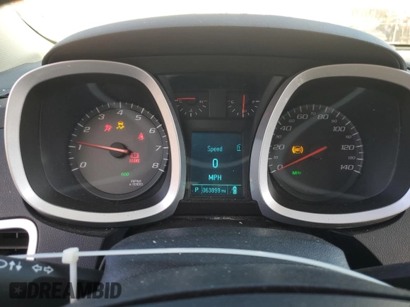 2012 Chevrolet Equinox LS with VIN 2GNALBEK6C1310252, listed as a Copart auction lot 43391565 with 63,899 mi miles and Non Repairable. Bid and sale history available at DreamBid. Image 9.