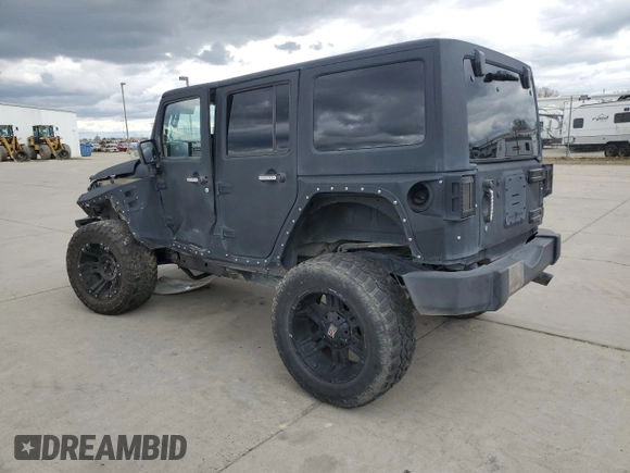2015 Jeep Wrangler Unlimited Wrangler X with VIN 1C4HJWEG7FL649231, listed as a Copart auction lot 47972905 with 133,895 mi miles and Salvage title. Bid and sale history available at DreamBid. Image 2.