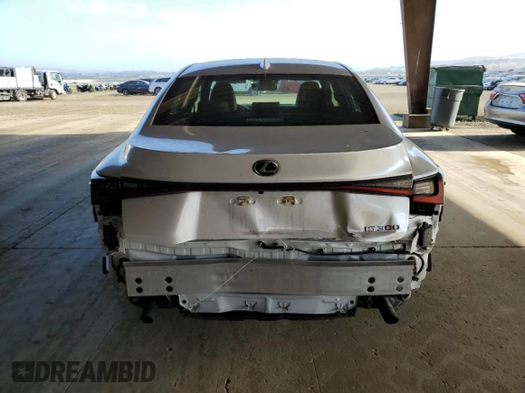 2021 Lexus IS 300 with VIN JTHCA1D25M5111064, listed as a Copart auction lot 57468785 with 18,281 mi miles and Salvage title. Bid and sale history available at DreamBid. Image 6.