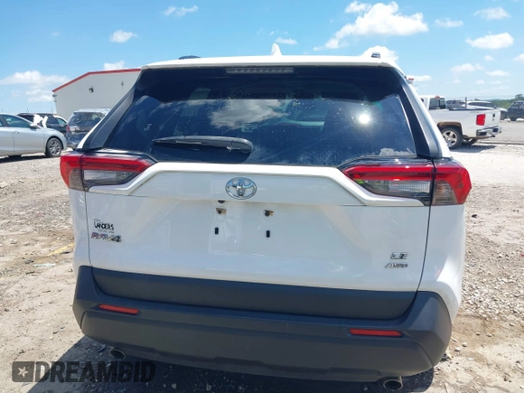 2019 Toyota RAV4 LE with VIN JTMF1RFV4KJ011269, listed as a IAAI auction lot 42546070 with 25,815 mi miles and . Bid and sale history available at DreamBid. Image 16.