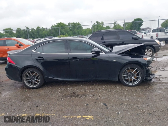 2014 Lexus IS 350 with VIN JTHCE1D21E5001490, listed as a IAAI auction lot 42373373 with 168,005 mi miles and . Bid and sale history available at DreamBid. Image 14.