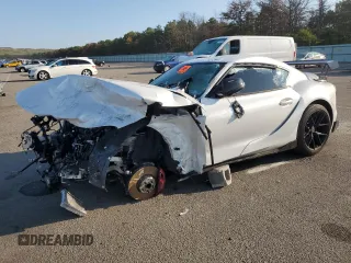 2021 Toyota GR Supra 3.0 with VIN WZ1DB0C03MW045204, listed as a Copart auction lot 71127244 with 0 mi miles and Salvage Title. Bid and sale history available at carsss.com. Image 1.