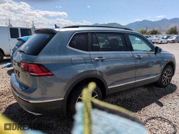 2021 Volkswagen Tiguan SE with VIN 3VV2B7AXXMM049055, listed as a Copart auction lot 59815645 with 51,116 mi miles and Clean title. Bid and sale history available at DreamBid. Image 3.