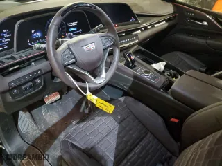 2024 Cadillac Escalade Premium Luxury Platinum with VIN 1GYS4DKL3RR214267, listed as a Copart auction lot 68439984 with 0 mi miles and Salvage Title. Bid and sale history available at carsss.com. Image 8.
