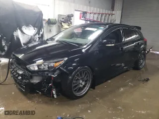 2017 Ford Focus ST with VIN 1FADP3L97HL262736, listed as a Copart auction lot 46121375 with 34,920 mi miles and Salvage Title. Bid and sale history available at carsss.com. Image 1.