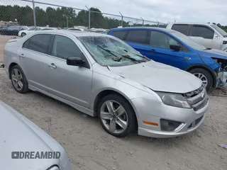 2012 Ford Fusion SPORT with VIN 3FAHP0DC7CR155450, listed as a IAAI auction lot 40651757 with 158,636 mi miles. Bid and sale history available at carsss.com. Image 1.