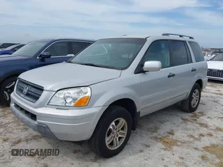 2003 Honda Pilot EX with VIN 2HKYF18443H620002, listed as a IAAI auction lot 41688454 with 213,392 mi miles. Bid and sale history available at carsss.com. Image 2.