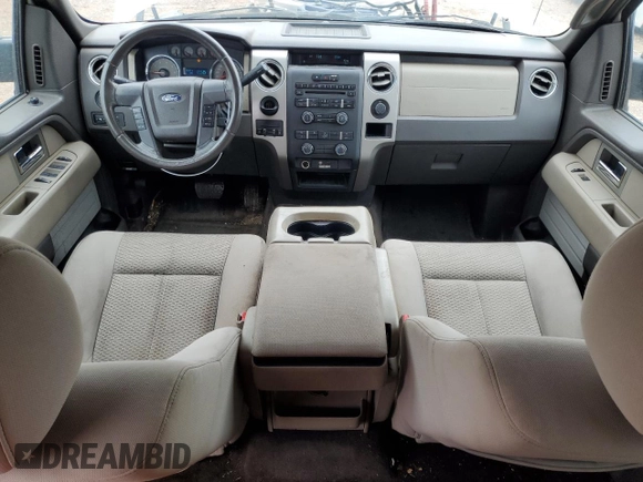 2010 Ford F-150 XL with VIN 1FTFW1CVXAFC29578, listed as a Copart auction lot 50214125 with 203,410 mi miles and Salvage Title. Bid and sale history available at carsss.com. Image 8.