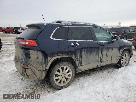 2016 Jeep Cherokee Limited with VIN 1C4PJMDS0GW340514, listed as a Copart auction lot 42939845 with 96,906 mi miles and Salvage Title. Bid and sale history available at DreamBid. Image 3.