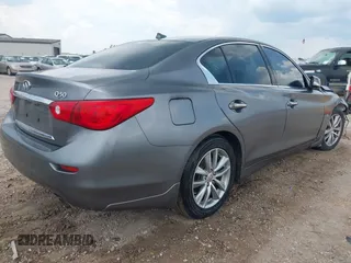 2014 Infiniti Q50 Premium with VIN JN1BV7APXEM681978, listed as a IAAI auction lot 42681718 with 138,857 mi miles and . Bid and sale history available at DreamBid. Image 4.