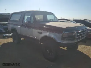 1996 Ford Bronco Custom with VIN 1FMEU15H2TLB67974, listed as a Copart auction lot 75960594 with 236,973 mi miles and Clean Title. Bid and sale history available at carsss.com. Image 4.