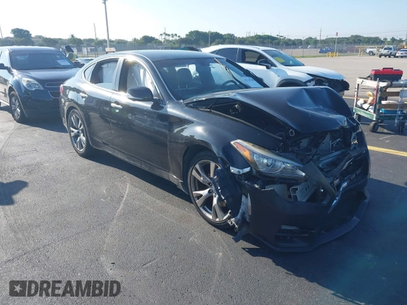 2017 Infiniti Q70 3.7 with VIN JN1BY1AP8HM740678, listed as a IAAI auction lot 42330788 with 47,461 mi miles and . Bid and sale history available at DreamBid. Image 1.