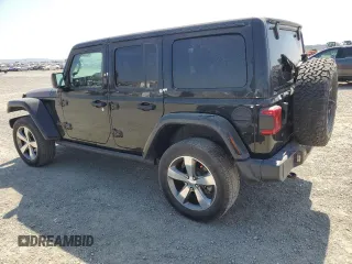 2018 Jeep Wrangler Unlimited Rubicon with VIN 1C4HJXFG1JW125326, listed as a Copart auction lot 62655395 with 33,920 mi miles and Clean title. Bid and sale history available at DreamBid. Image 2.