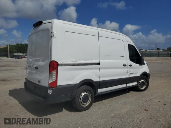 2019 Ford Transit with VIN 1FTYE1CM8KKA51956, listed as a Copart auction lot 74922524 with 24,790 mi miles and Salvage Title. Bid and sale history available at DreamBid. Image 3.