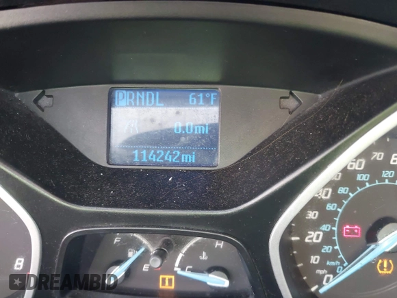 2012 Ford Focus S with VIN 1FAHP3E23CL101925, listed as a IAAI auction lot 41991905 with 114,242 mi miles and . Bid and sale history available at DreamBid. Image 7.