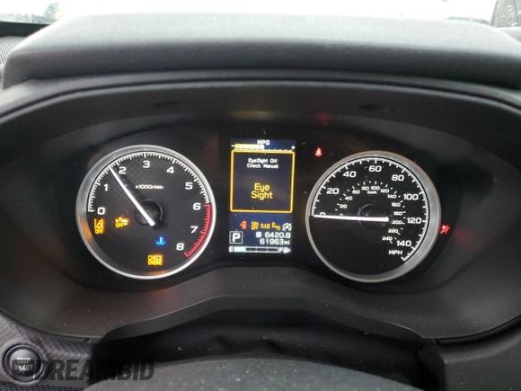 2020 Subaru Forester Limited with VIN JF2SKAUC6LH603815, listed as a Copart auction lot 62422995 with 61,963 mi miles and Salvage title. Bid and sale history available at DreamBid. Image 9.