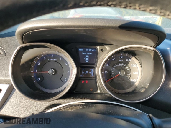 2013 Hyundai Elantra with VIN KMHD35LE7DU090495, listed as a Copart auction lot 77133264 with 118,660 mi miles and Salvage Title. Bid and sale history available at DreamBid. Image 9.
