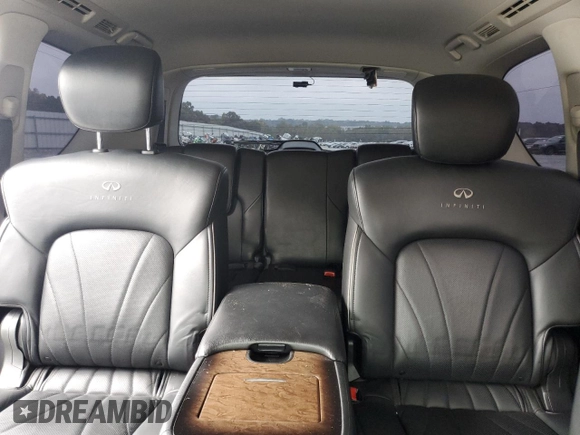 2012 Infiniti QX56 7-passenger with VIN JN8AZ2NFXC9517801, listed as a Copart auction lot 72724824 with 131,185 mi miles and Salvage Title. Bid and sale history available at carsss.com. Image 10.