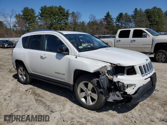 2012 Jeep Compass Sport with VIN 1C4NJCBA5CD627493, listed as a Copart auction lot 50775855 with 97,061 mi miles and Clean Title. Bid and sale history available at carsss.com. Image 4.